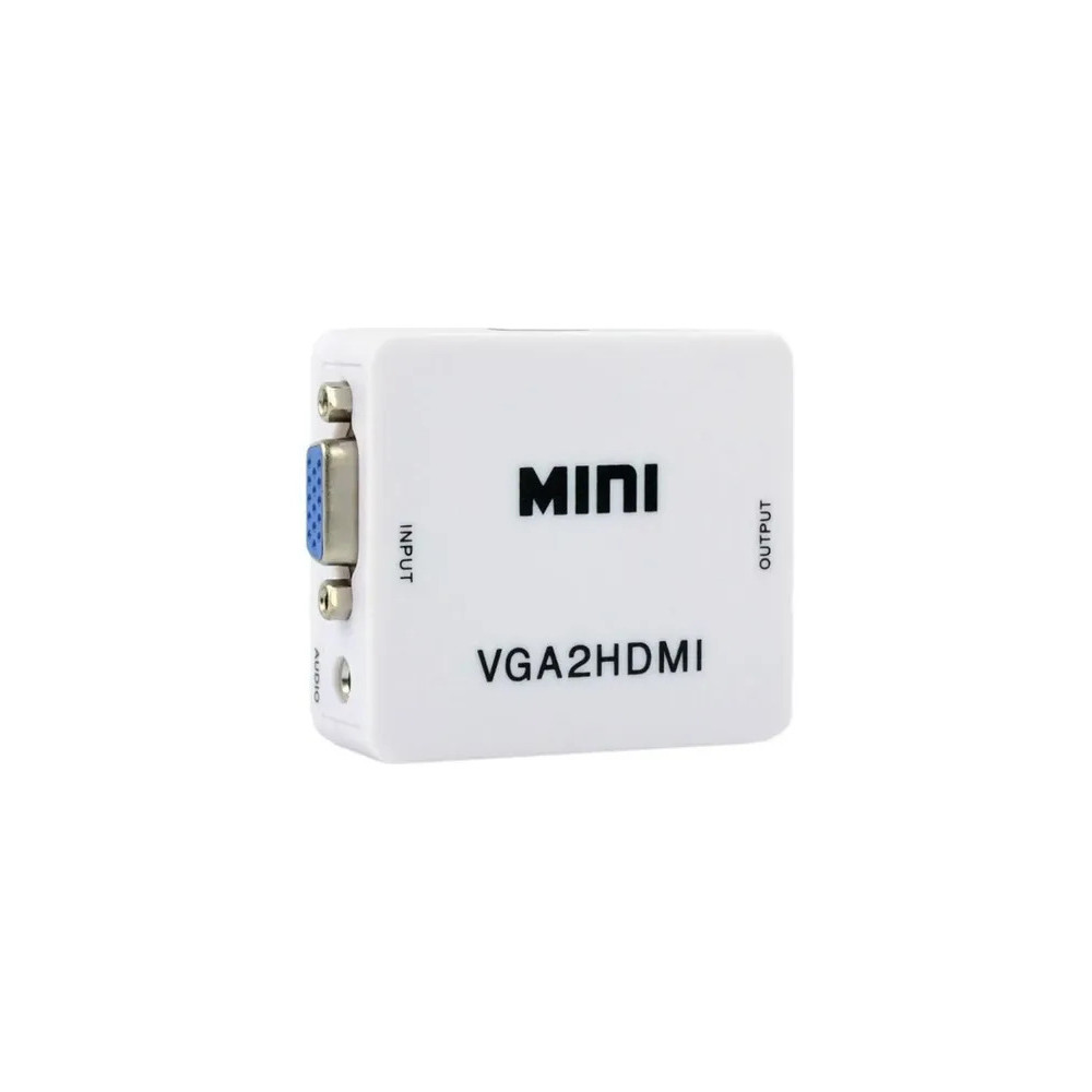 CONVERTIDOR VGA A HDMI NITRON BLANCO FHD 1080P / 01-02-002