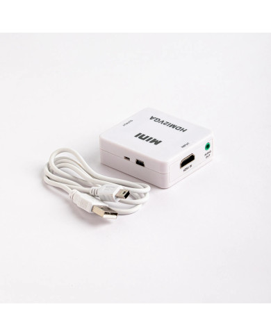 CONVERTIDOR VGA A HDMI NITRON BLANCO FHD 1080P / 01-02-002