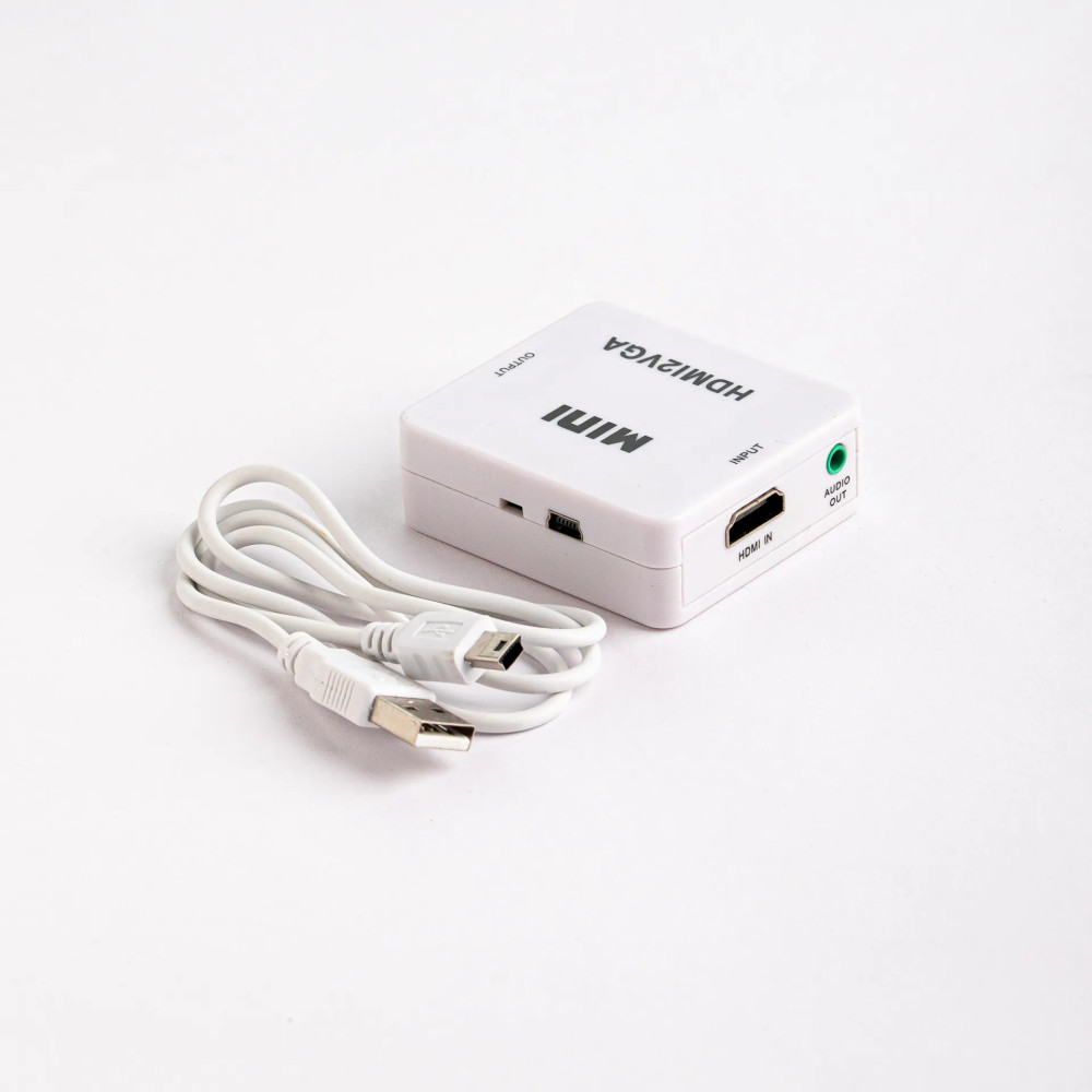 CONVERTIDOR VGA A HDMI NITRON BLANCO FHD 1080P / 01-02-002