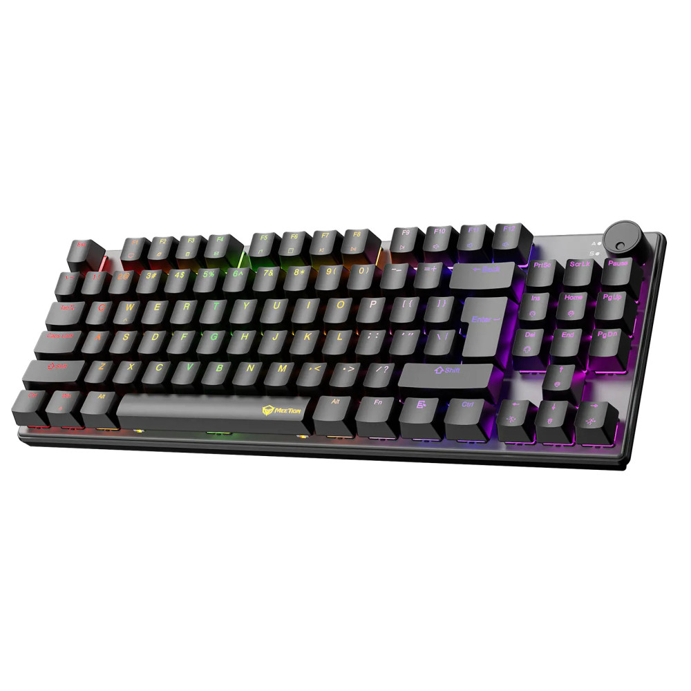 TECLADO MECANICO MEETION MK008 PRO 80% SW RED USB-C RGB HOT SWAP