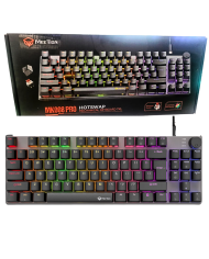 TECLADO MECANICO MEETION MK008 PRO 80% SW RED USB-C RGB HOT SWAP