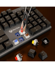 TECLADO MECANICO MEETION MT-MK009 RD HOTSWAP MECH NEGRO