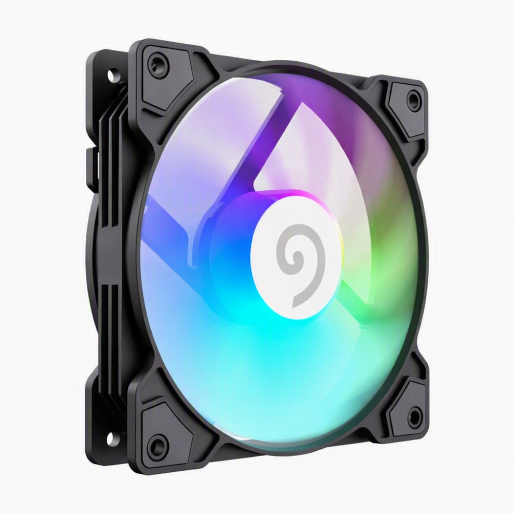 VENTILADOR GAMEMAX FN12A-S21 NEGRO 1x120MM INFINITY ARGB PWM