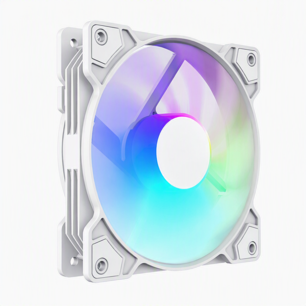 VENTILADOR GAMEMAX FN12A-S5-W BLANCO 1x120MM ARGB 4PIN PWM