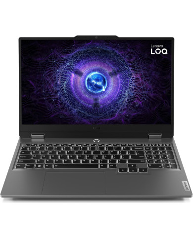 LAPTOP GAMING LENOVO LOQ 15IAX9 / CORE i5-12450HX / 16GB RAM / 512GB SSD / TARJETA DE VIDEO 6GB RTX4060 / PANTALLA 15,6" FHD