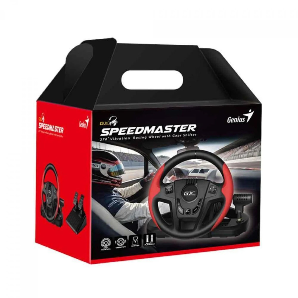 VOLANTE GENIUS GX SPEEDMASTER 270GRADOS RACING WHEEL PC/PS3/PS4 / 31620003400
