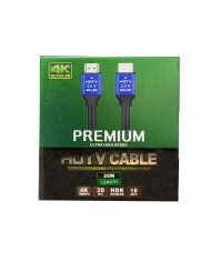 CABLE HDMI A HDMI 4K 20M ULTRA HIGH SPEED / 05-03-054