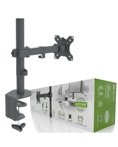 SOPORTE PARA MONITORES 13"-32" 8KG KLIPX KPM-300 FULL MOTION VESA