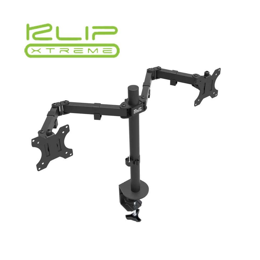 SOPORTE PARA MONITOR DOBLE 13"-32" 8KG VESA KLIPX KPM-310
