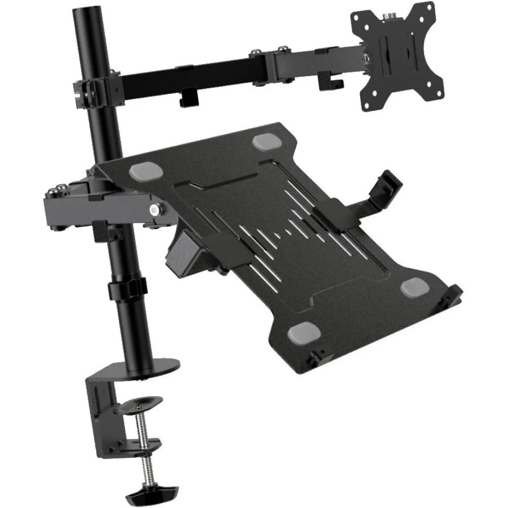SOPORTE PARA MONITOR Y LAPTOP 2-EN-1 13-32"(MONIT) 15,6·(LAPT) 360VESA 8KG/4,5KG