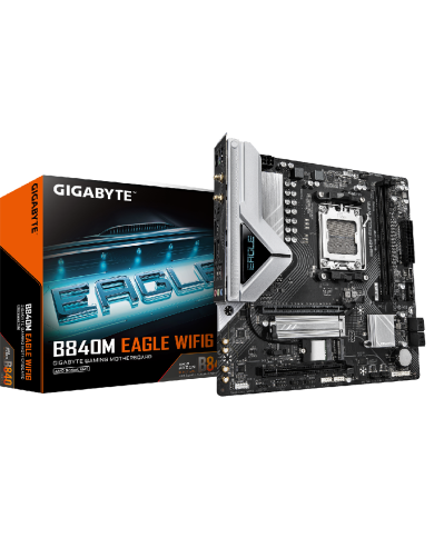 MAINBOARD GAMER GIGABYTE B840M EAGLE WIFI6 AM5 2DDR5 MICROATX