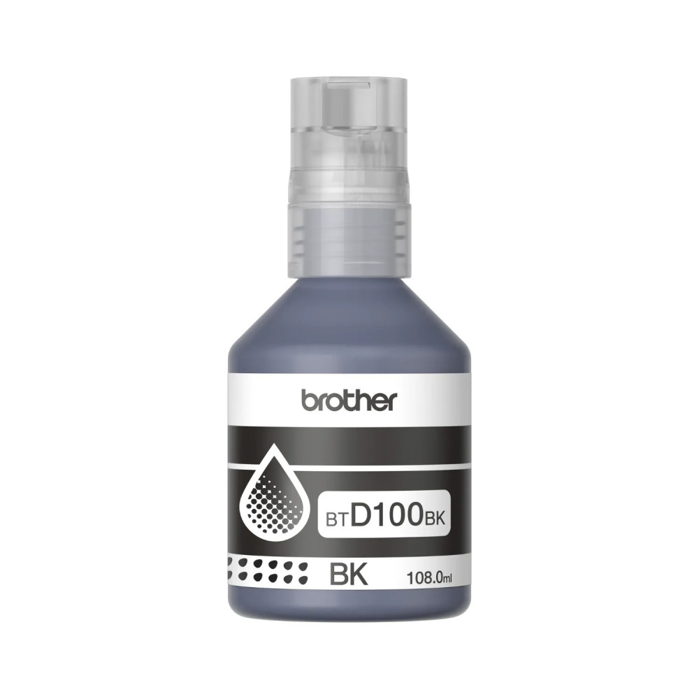 TINTA BROTHER BTD100BK NEGRO 108.0ML T930DW T8