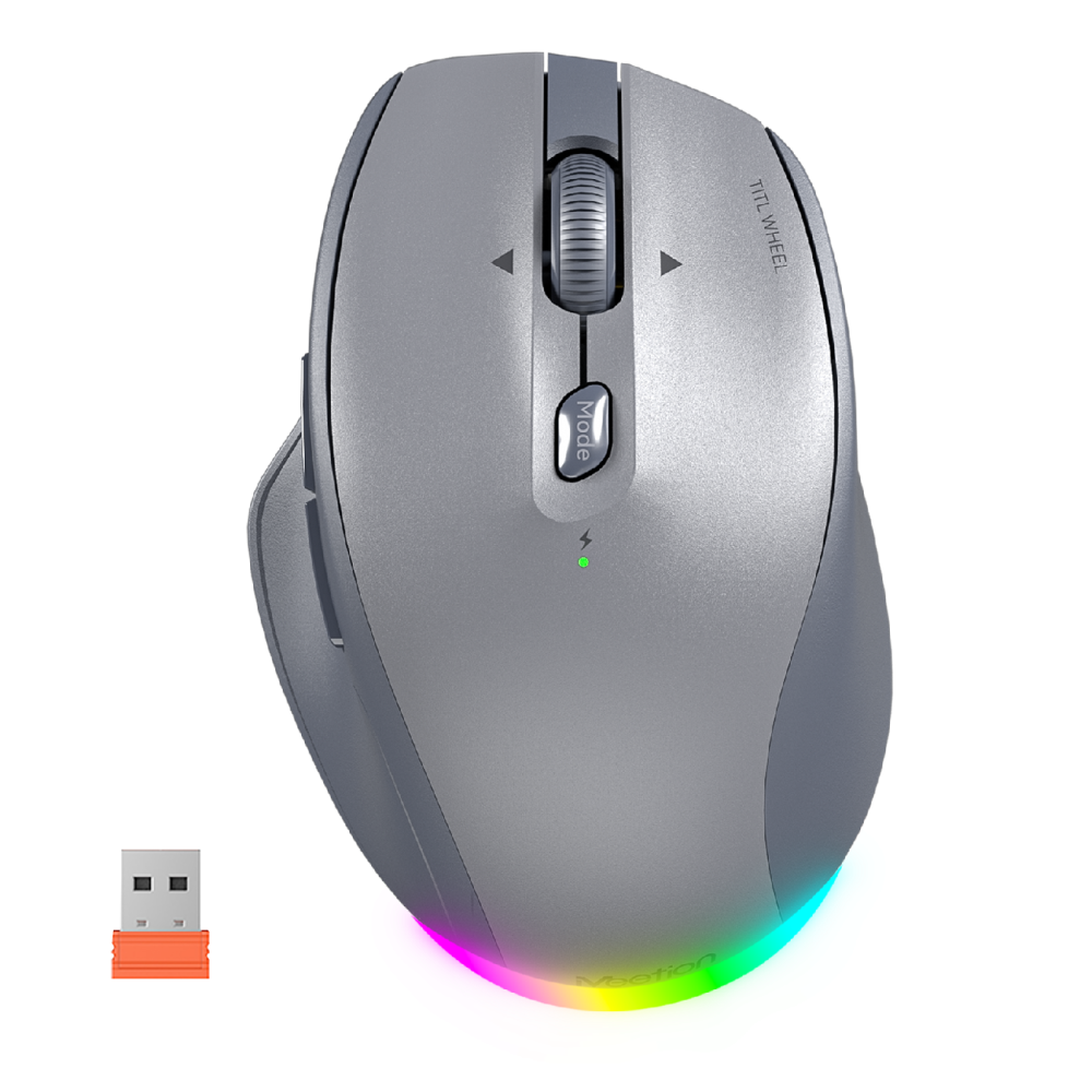 MOUSE ERGO MEETION BTM007 WIRELESS GRIS