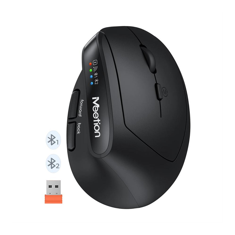 MOUSE WIRELESS BTM008 NEGRO MEETION / 14-01-117