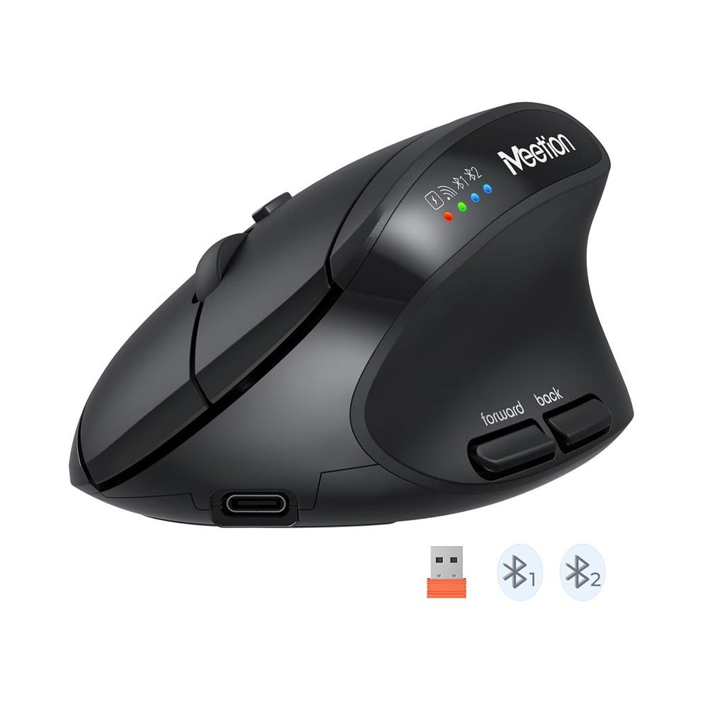 MOUSE WIRELESS BTM008 NEGRO MEETION / 14-01-117