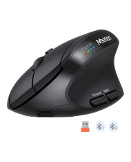 MOUSE WIRELESS VERTICAL MT-BTM010R BLANCO/GRIS MEETION  ERGO / 14-01-078