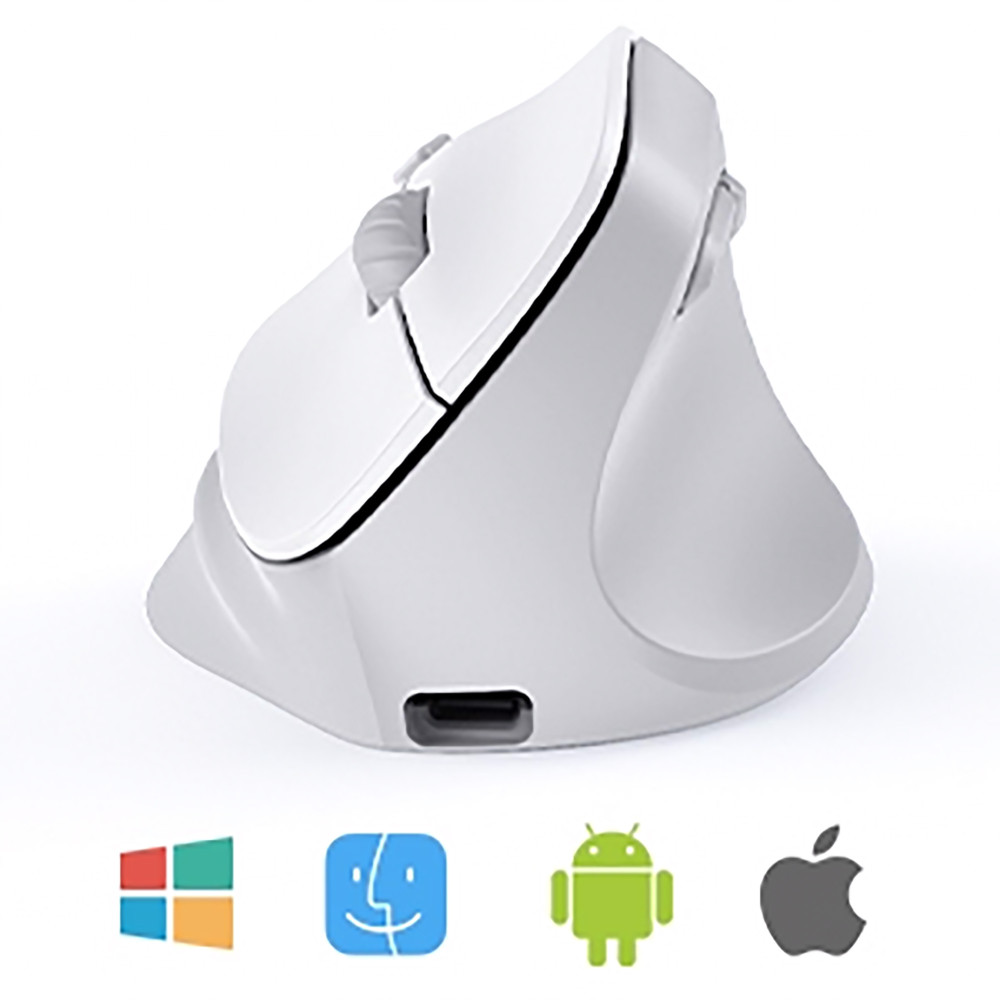 MOUSE WIRELESS VERTICAL MT-BTM010R BLANCO/GRIS MEETION  ERGO / 14-01-078