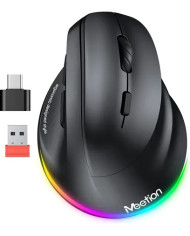 MOUSE WIRELESS VERTICAL ERGO MT-BTM010R NEGRO MEETION / 14-01-077