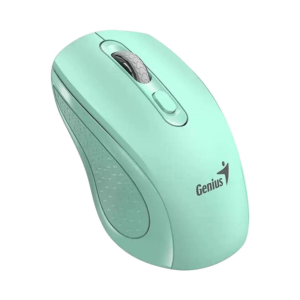 MOUSE GENIUS NX-8025S WIRELESS AGUA MARINA/DIS. ERGO/SILENT/AI COPILOT/4 BOTONES/1200 DPI