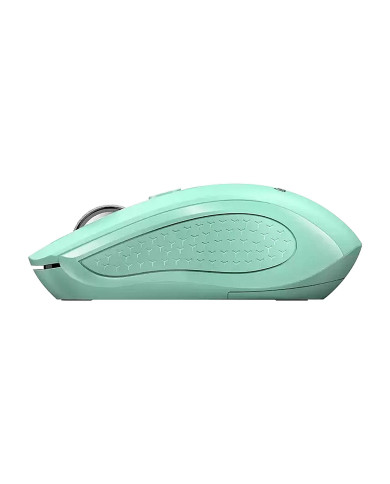 MOUSE GENIUS NX-8025S WIRELESS AGUA MARINA/DIS. ERGO/SILENT/AI COPILOT/4 BOTONES/1200 DPI