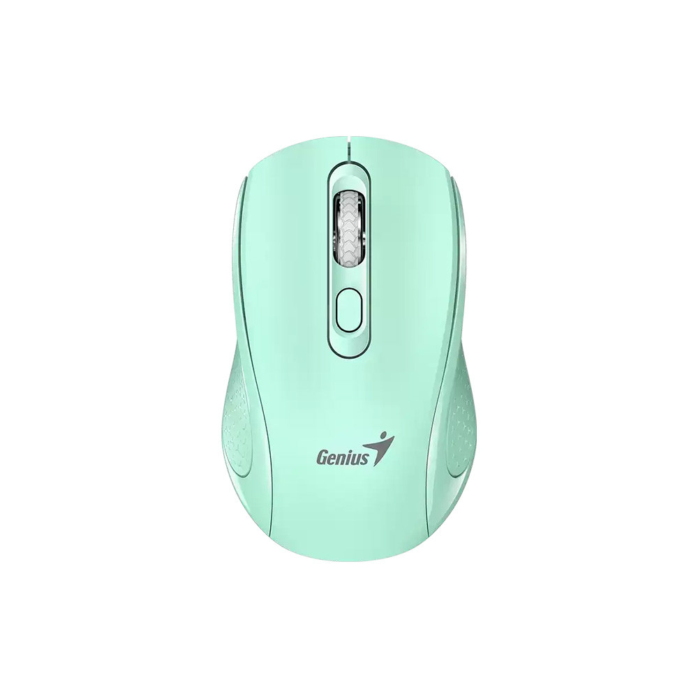 MOUSE GENIUS NX-8025S WIRELESS AGUA MARINA/DIS. ERGO/SILENT/AI COPILOT/4 BOTONES/1200 DPI