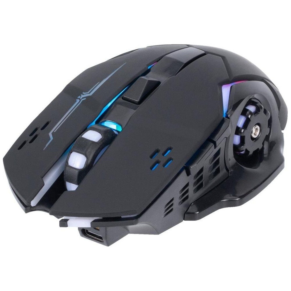 MOUSE XTRIKE ME GW-601 WIRELESS 2.4G 3200 DPI 6BOT NEGRO RGB