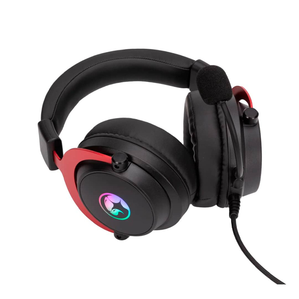 HEADSET GAMER MARVO HG9067 NEGRO USB PULZ 60 RGB 7.1 SURROUND