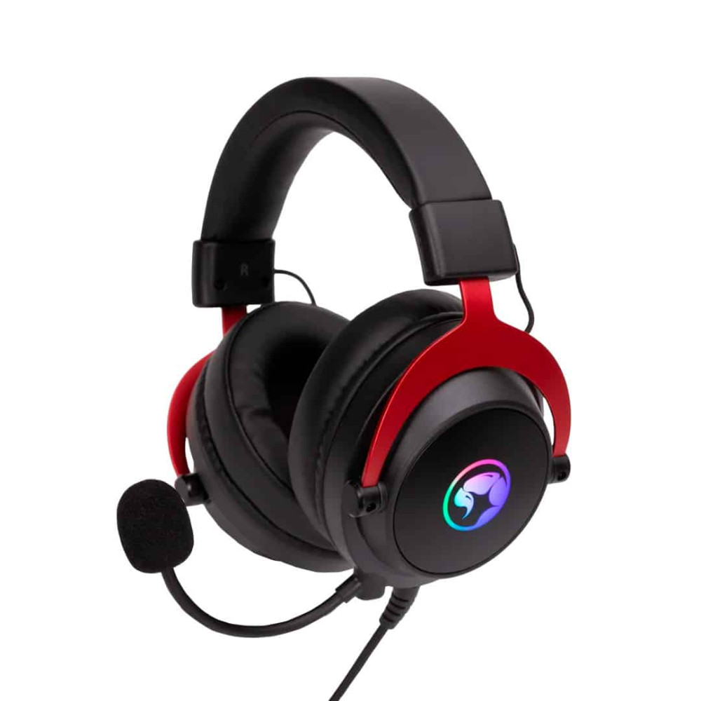 HEADSET GAMER MARVO HG9067 NEGRO USB PULZ 60 RGB 7.1 SURROUND