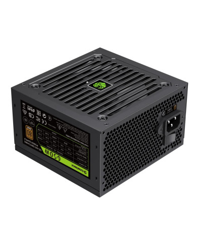 FUENTE DE PODER GAMEMAX GE-650 80P BRONZE NEGRA PCIe5.1 ATX3.1