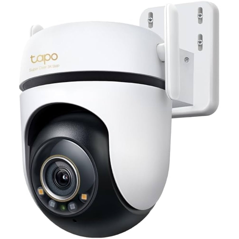 CAMARA DE SEGURIDAD TAPO C530WS TPLINK / 360 GRADOS / IP66 / 5MP / IA / VISION NOCTURNA A COLOR / HASTA MICROSD 512GB