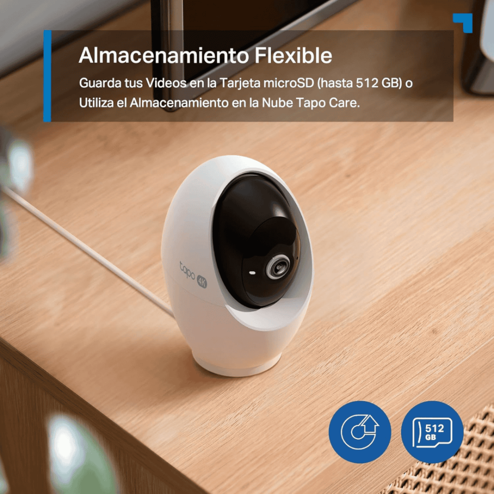 CAMARA DE SEGURIDAD TAPO C260 TPLINK 4K / VISION A COLOR / AUDIO BIDIRECCIONAL / RECONOCIMIENTO FACIAL