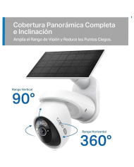 CAMARA TPLINK TAPO C660 KIT/4K/VISION NOCTURNA COLOR /PANEL SOLAR/2.4 A 5 GHZ/360 GRADOS