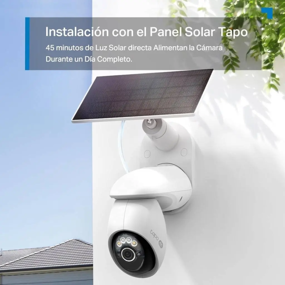 CAMARA TPLINK TAPO C660 KIT/4K/VISION NOCTURNA COLOR /PANEL SOLAR/2.4 A 5 GHZ/360 GRADOS