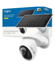 CAMARA TPLINK TAPO C660 KIT/4K/VISION NOCTURNA COLOR /PANEL SOLAR/2.4 A 5 GHZ/360 GRADOS