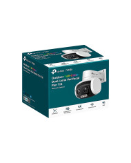 CAMARA DE SEGURIDAD C540V VIGI TP-LINK  EXTERIOR FULL-COLOR 4MP H3265 3X ZOOM IP66 PAN TILT MICROSD