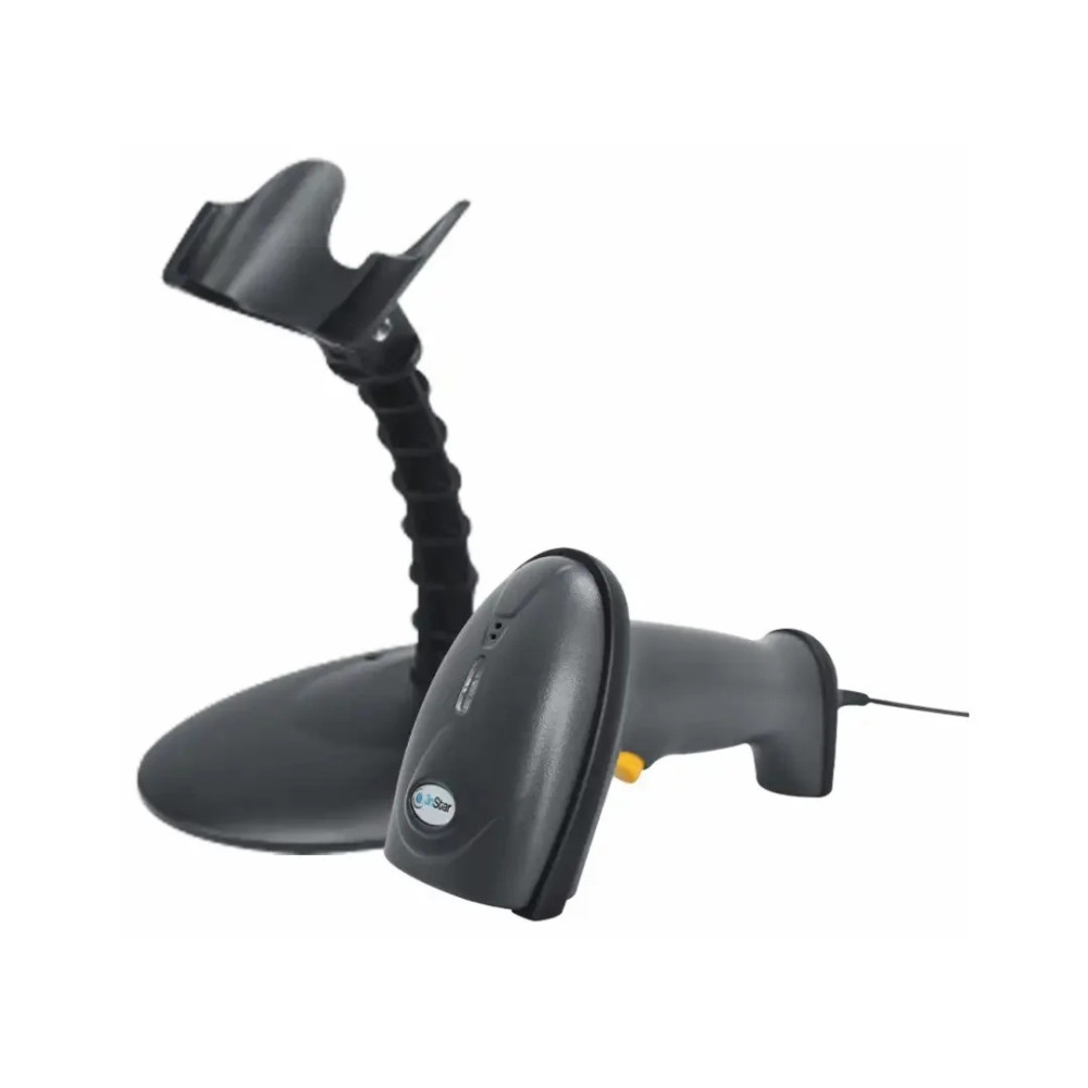 LECTOR DE CODIGOS DE BARRAS 3NSTAR SC100-1 /LASER/1D/IP54/USB/ NEGRO