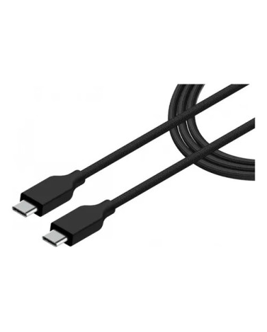 CABLE DE CARGA RAPIDA GENIUS USB3,0 C-C NYLON TRENZADO 1,5M PD60W 5GBPS / ACC-C2CC-3A 32590006401