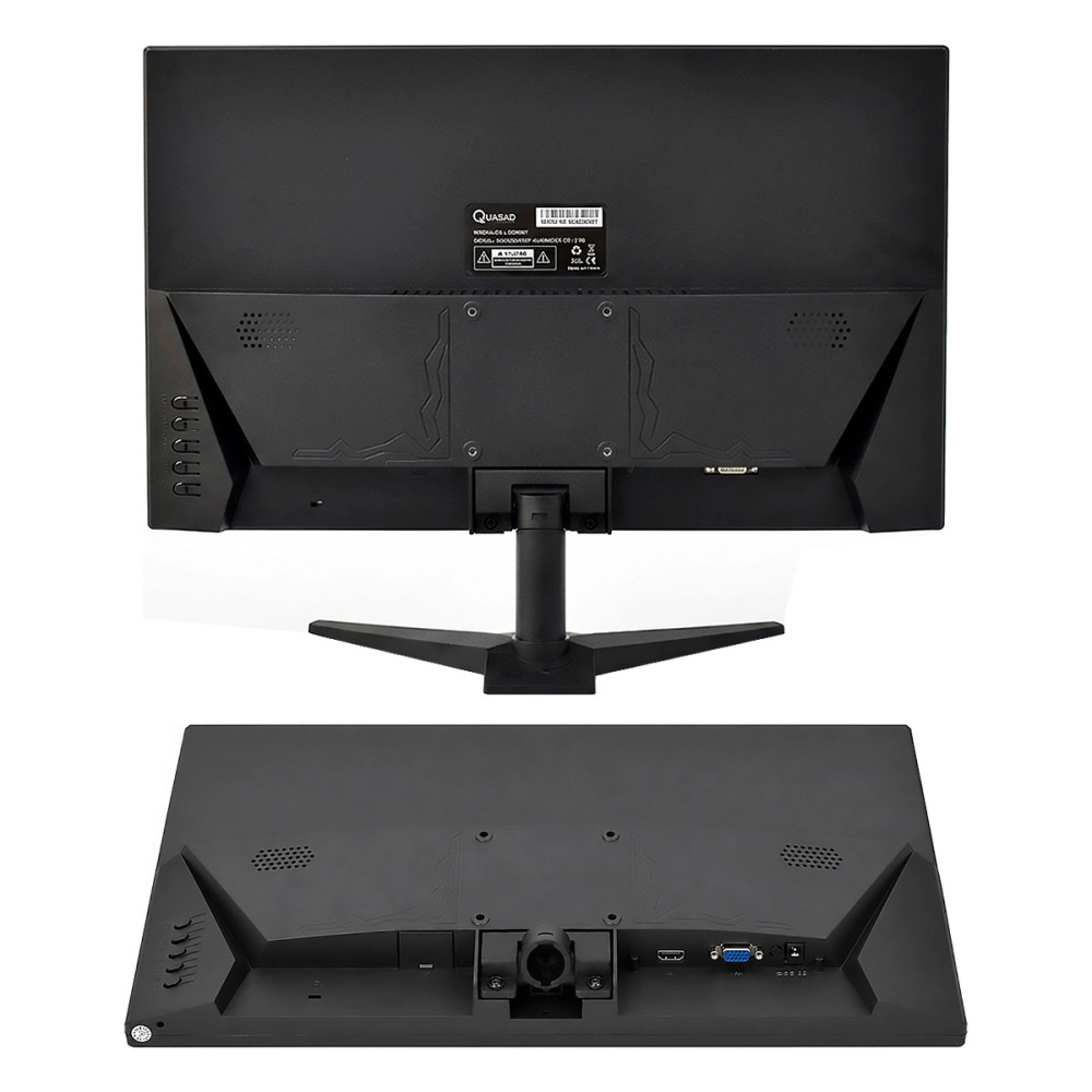 MONITOR QUASAD QM-L195BLK 19,5" HD 1280X 75Hz TN VGA+HDMI VESA