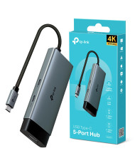 HUB TPLINK UH5020C 5 EN 1 /USB-A/USB-C/PD 100W/HDMI 4K 60HZ/ 0102500043