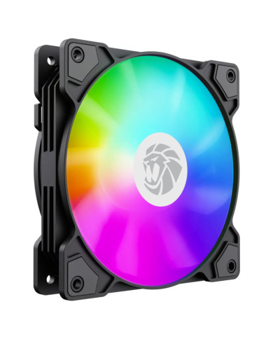 VENTILADOR GAMEMAX FN12A-S5 NEGRO 1x120MM ARGB 4PIN PWM