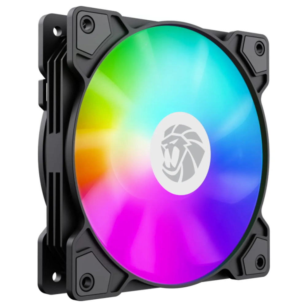 VENTILADOR GAMEMAX FN12A-S5 NEGRO 1x120MM ARGB 4PIN PWM