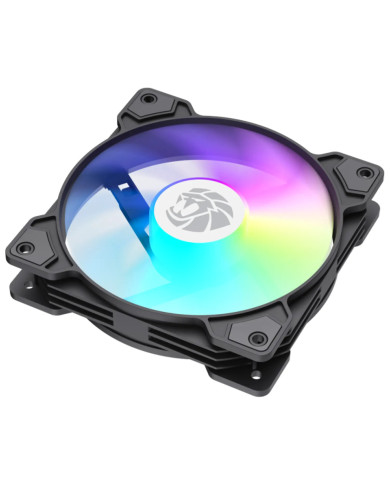 VENTILADOR GAMEMAX FN12A-S5 NEGRO 1x120MM ARGB 4PIN PWM