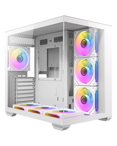 CASE ANTEC CX MIRROR PESCERA BLANCO ARGB MID TOWER 7x120MM ATX