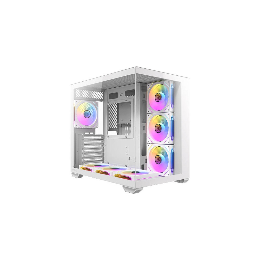 CASE ANTEC CX MIRROR PESCERA BLANCO ARGB MID TOWER 7x120MM ATX