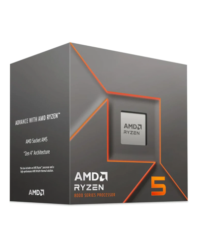 PROCESADOR AMD RYZEN 5 8400F 4.2GHZ 6 CORE (REQUIERE GRAFICA)