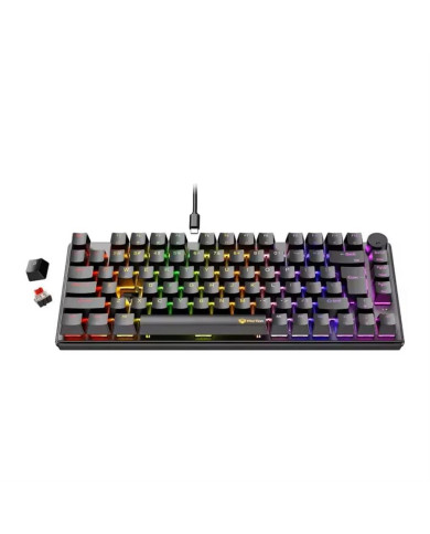 TECLADO MECANICO GAMER MEETION USB MK006 PRO 75% RGB / 20-01-100