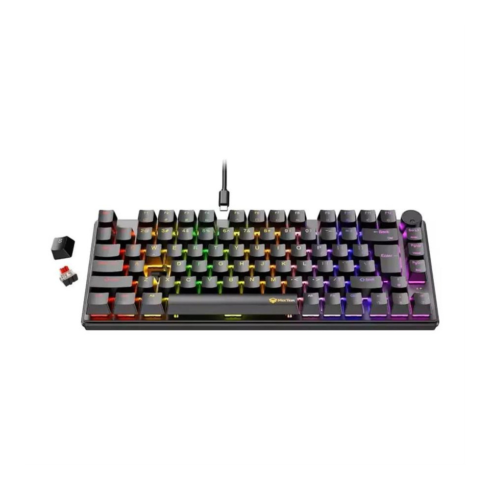 TECLADO MECANICO GAMER MEETION USB MK006 PRO 75% RGB / 20-01-100