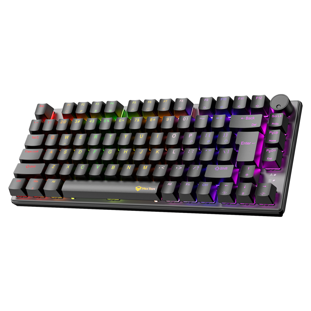 TECLADO MECANICO GAMER MEETION USB MK006 PRO 75% RGB / 20-01-100