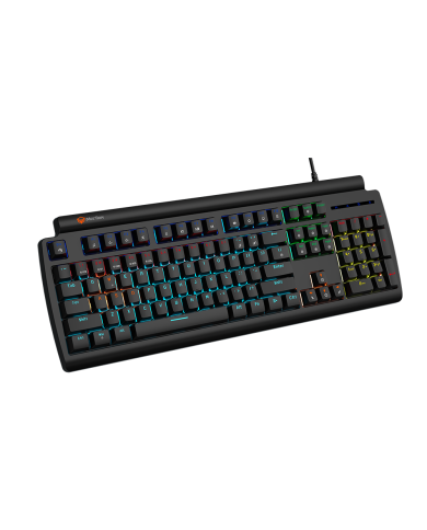 TECLADO MECANICO GAMER MEETION OLLY GO RAINBOW MK600MX NEGRO GAMER / 20-02-111
