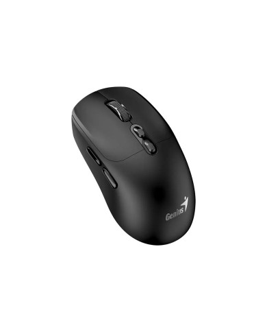 MOUSE GENIUS NX-8280S NEGRO BLUETOOTH 2.4GHZ/DUAL/USB-A/RECARGABLE/SILENCIOSO/AI COPILOT 6-BOT